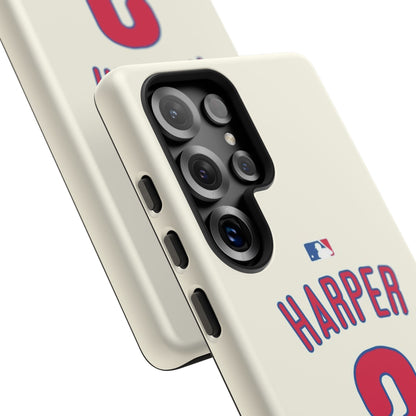Bryce Harper PowerGrip – Dual-Layer Defense & Slim Fit | Compatible with iPhone 8 to 16 Pro Max & Samsung Galaxy S10 to S25 Ultra