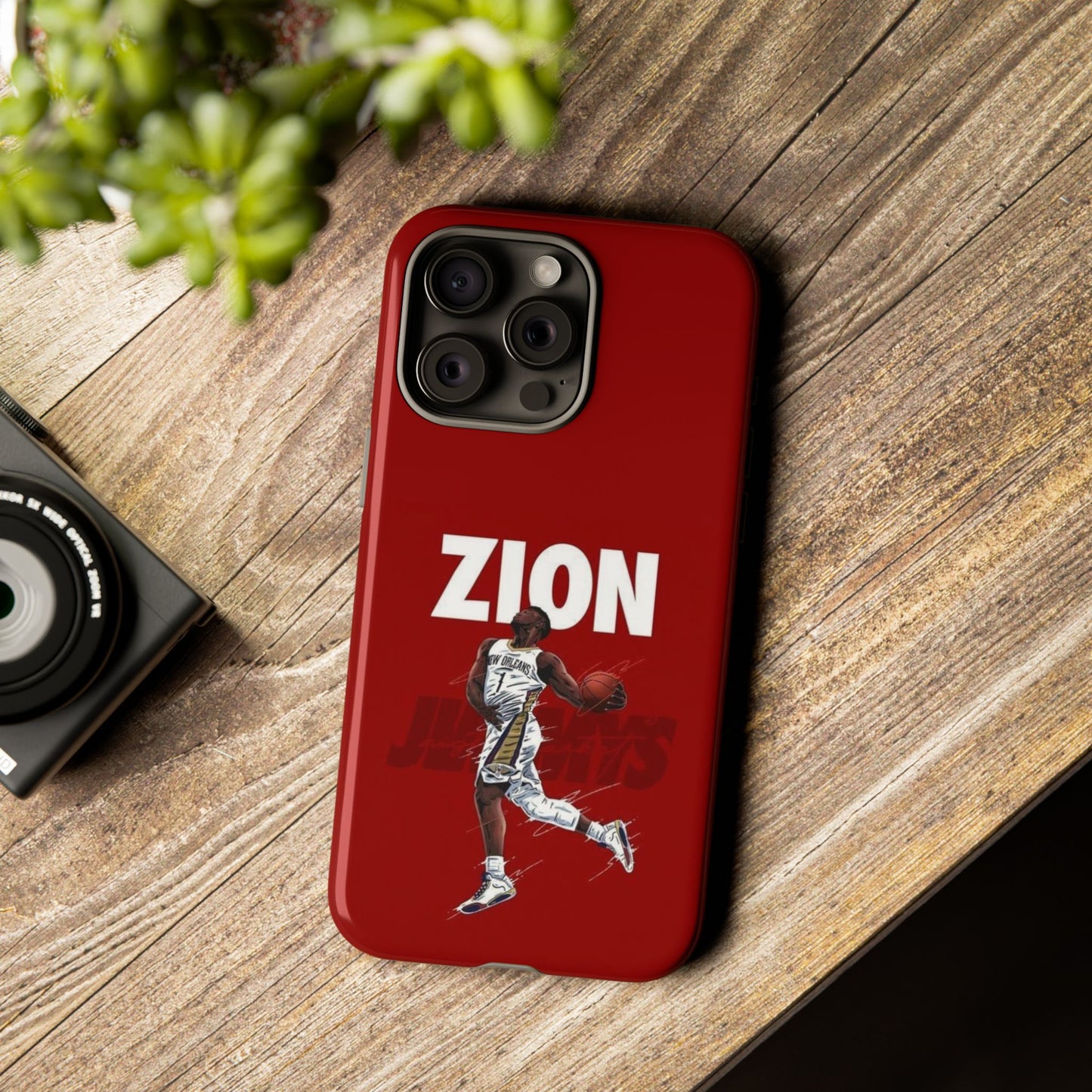Zion Williamson Power Drive Edition – Rugged Dual-Layer Armor & Slim Fit | Compatible with iPhone 8–16 Pro Max & Samsung S10–S25 Ultra