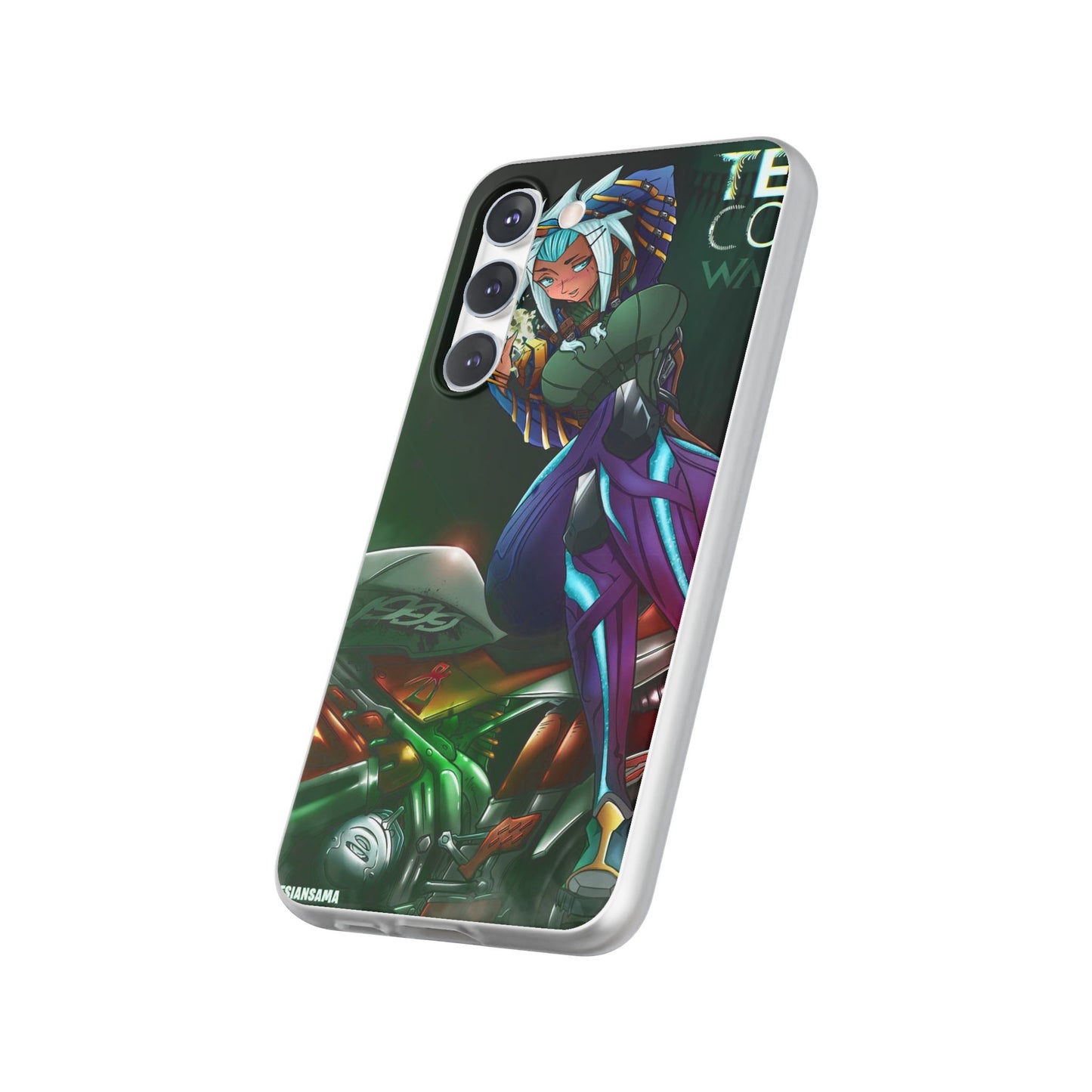 Anime-Inspired Phone Case - Flexi Cases, Custom Phone Cover, Gift for Her, Birthday Present, Unique Cell Phone Accessories