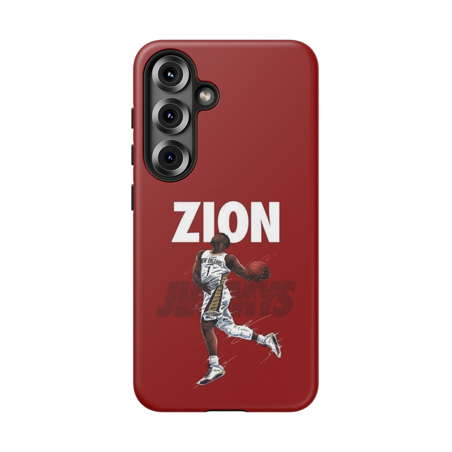 Zion Williamson Power Drive Edition – Rugged Dual-Layer Armor & Slim Fit | Compatible with iPhone 8–16 Pro Max & Samsung S10–S25 Ultra