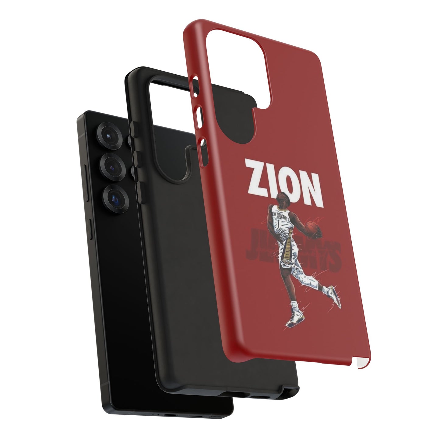 Zion Williamson Power Drive Edition – Rugged Dual-Layer Armor & Slim Fit | Compatible with iPhone 8–16 Pro Max & Samsung S10–S25 Ultra