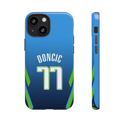 Luka Dončić Ice Vision Edition – Rugged Dual-Layer Build, Slim Fit | Compatible with iPhone 8–16 Pro Max & Samsung Galaxy S10–S25 Ultra