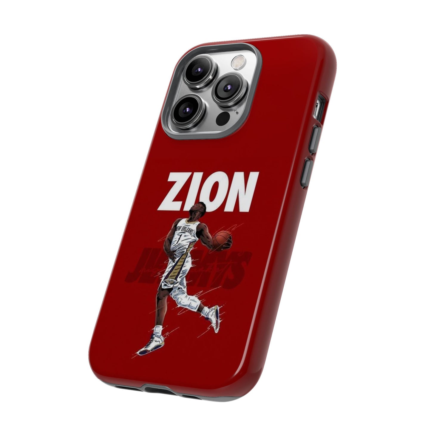Zion Williamson Power Drive Edition – Rugged Dual-Layer Armor & Slim Fit | Compatible with iPhone 8–16 Pro Max & Samsung S10–S25 Ultra