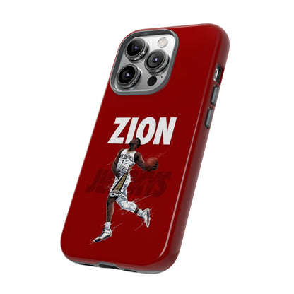 Zion Williamson Power Drive Edition – Rugged Dual-Layer Armor & Slim Fit | Compatible with iPhone 8–16 Pro Max & Samsung S10–S25 Ultra