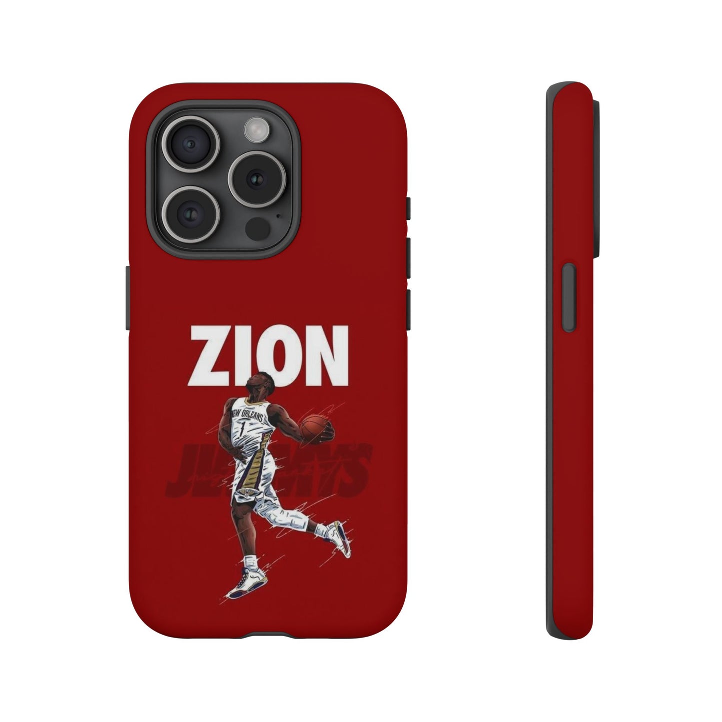 Zion Williamson Power Drive Edition – Rugged Dual-Layer Armor & Slim Fit | Compatible with iPhone 8–16 Pro Max & Samsung S10–S25 Ultra