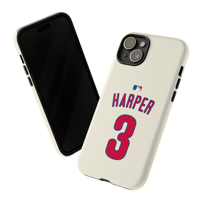 Bryce Harper PowerGrip – Dual-Layer Defense & Slim Fit | Compatible with iPhone 8 to 16 Pro Max & Samsung Galaxy S10 to S25 Ultra