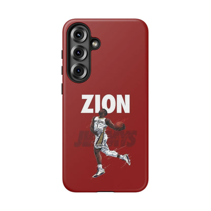 Zion Williamson Power Drive Edition – Rugged Dual-Layer Armor & Slim Fit | Compatible with iPhone 8–16 Pro Max & Samsung S10–S25 Ultra