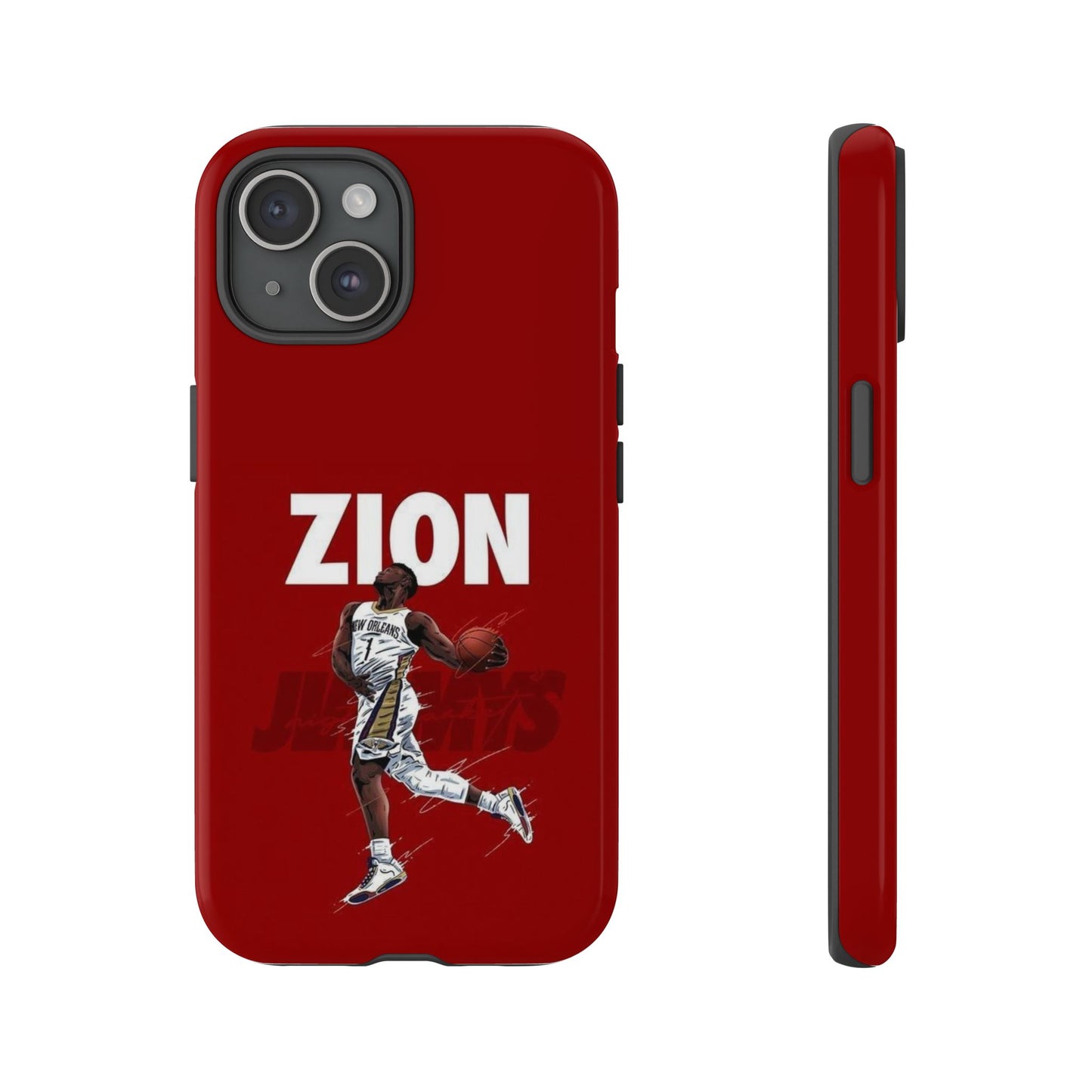 Zion Williamson Power Drive Edition – Rugged Dual-Layer Armor & Slim Fit | Compatible with iPhone 8–16 Pro Max & Samsung S10–S25 Ultra