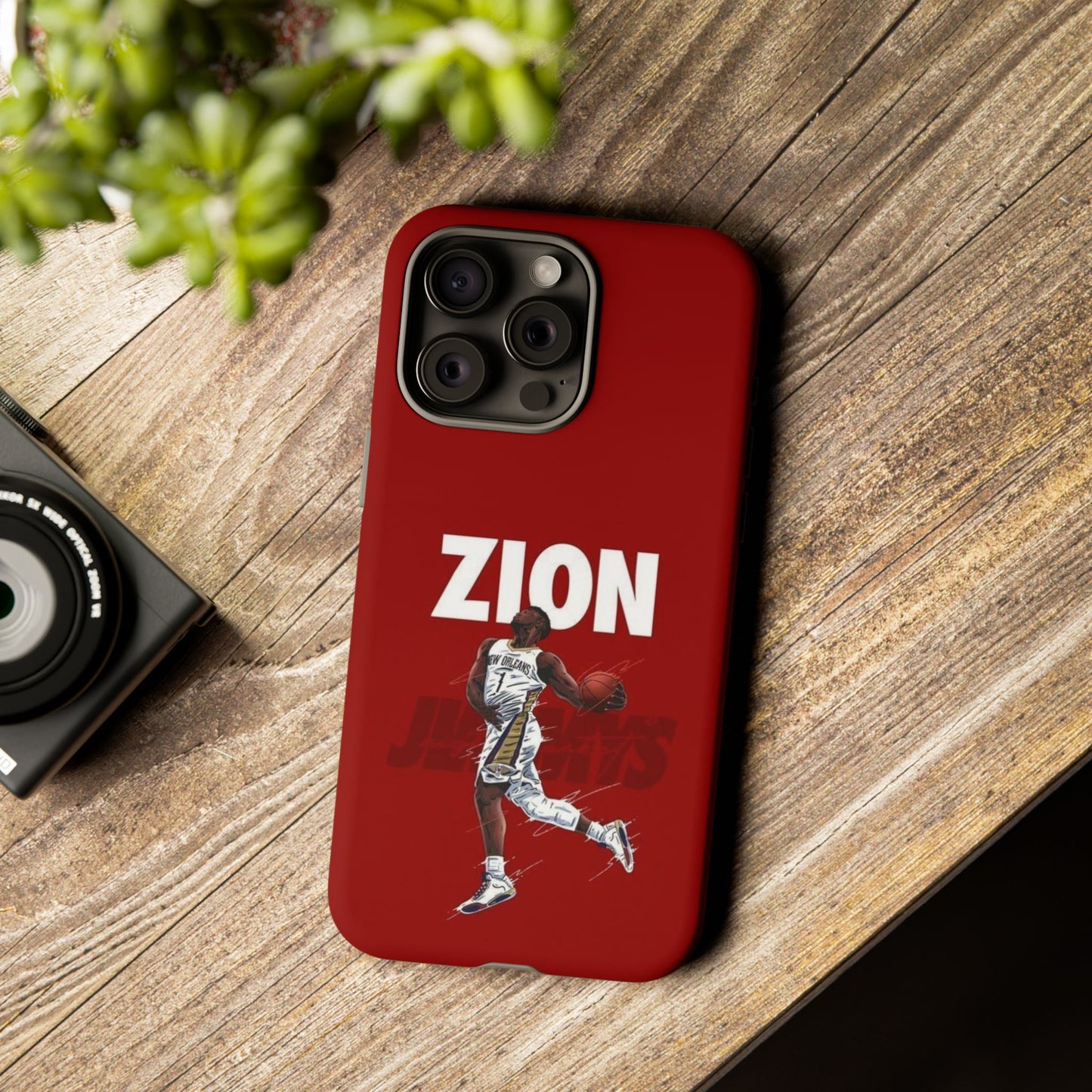 Zion Williamson Power Drive Edition – Rugged Dual-Layer Armor & Slim Fit | Compatible with iPhone 8–16 Pro Max & Samsung S10–S25 Ultra