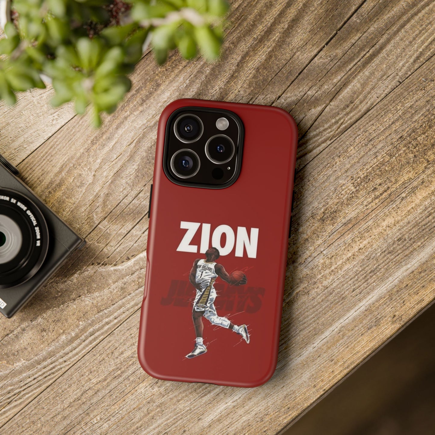 Zion Williamson Power Drive Edition – Rugged Dual-Layer Armor & Slim Fit | Compatible with iPhone 8–16 Pro Max & Samsung S10–S25 Ultra