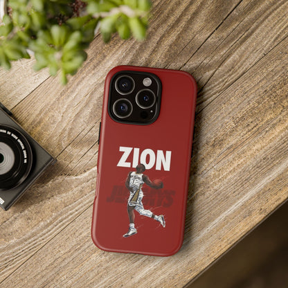 Zion Williamson Power Drive Edition – Rugged Dual-Layer Armor & Slim Fit | Compatible with iPhone 8–16 Pro Max & Samsung S10–S25 Ultra