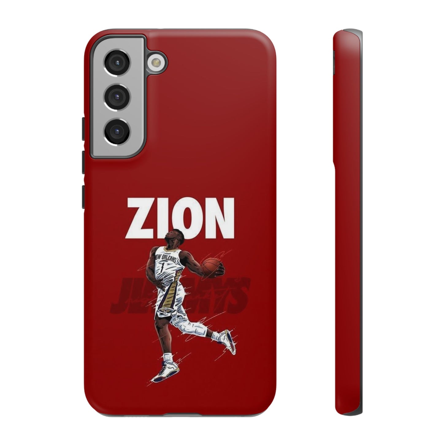 Zion Williamson Power Drive Edition – Rugged Dual-Layer Armor & Slim Fit | Compatible with iPhone 8–16 Pro Max & Samsung S10–S25 Ultra