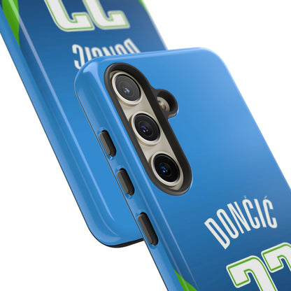 Luka Dončić Ice Vision Edition – Rugged Dual-Layer Build, Slim Fit | Compatible with iPhone 8–16 Pro Max & Samsung Galaxy S10–S25 Ultra
