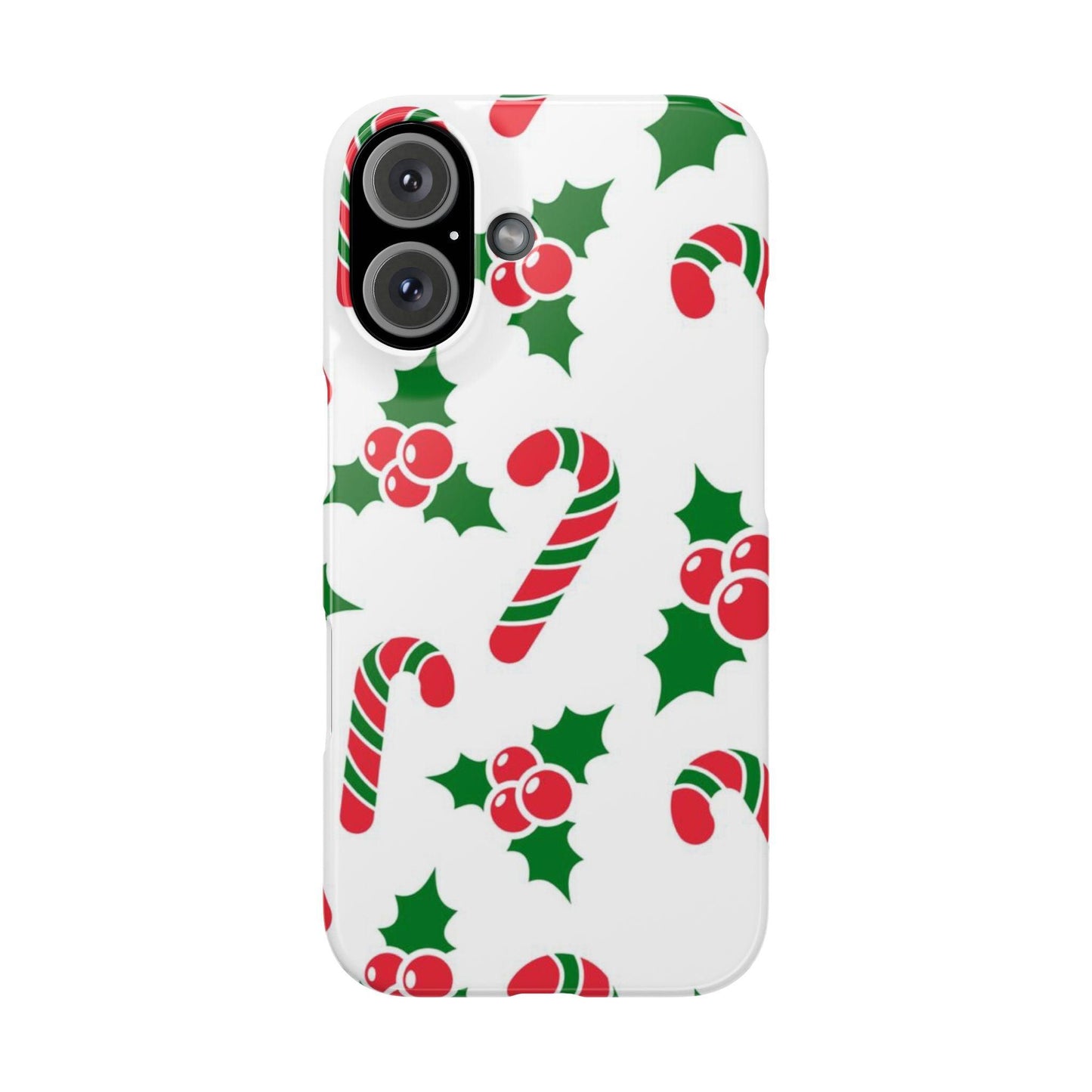 Custom iPhone Tough Phone Case – Christmas Santa Holiday Design, Festive Xmas Protection - covers4phones