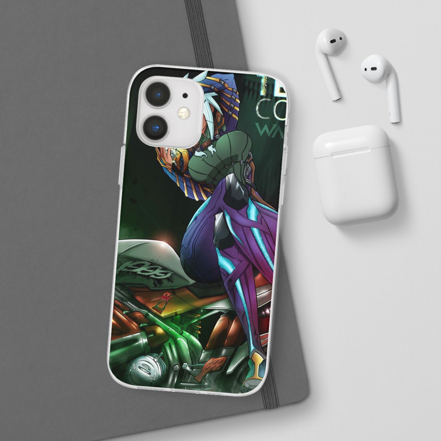 Anime-Inspired Phone Case - Flexi Cases, Custom Phone Cover, Gift for Her, Birthday Present, Unique Cell Phone Accessories