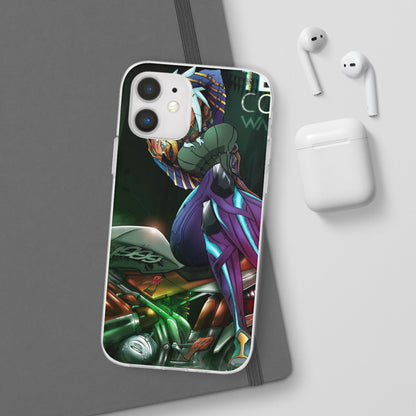 Anime-Inspired Phone Case - Flexi Cases, Custom Phone Cover, Gift for Her, Birthday Present, Unique Cell Phone Accessories