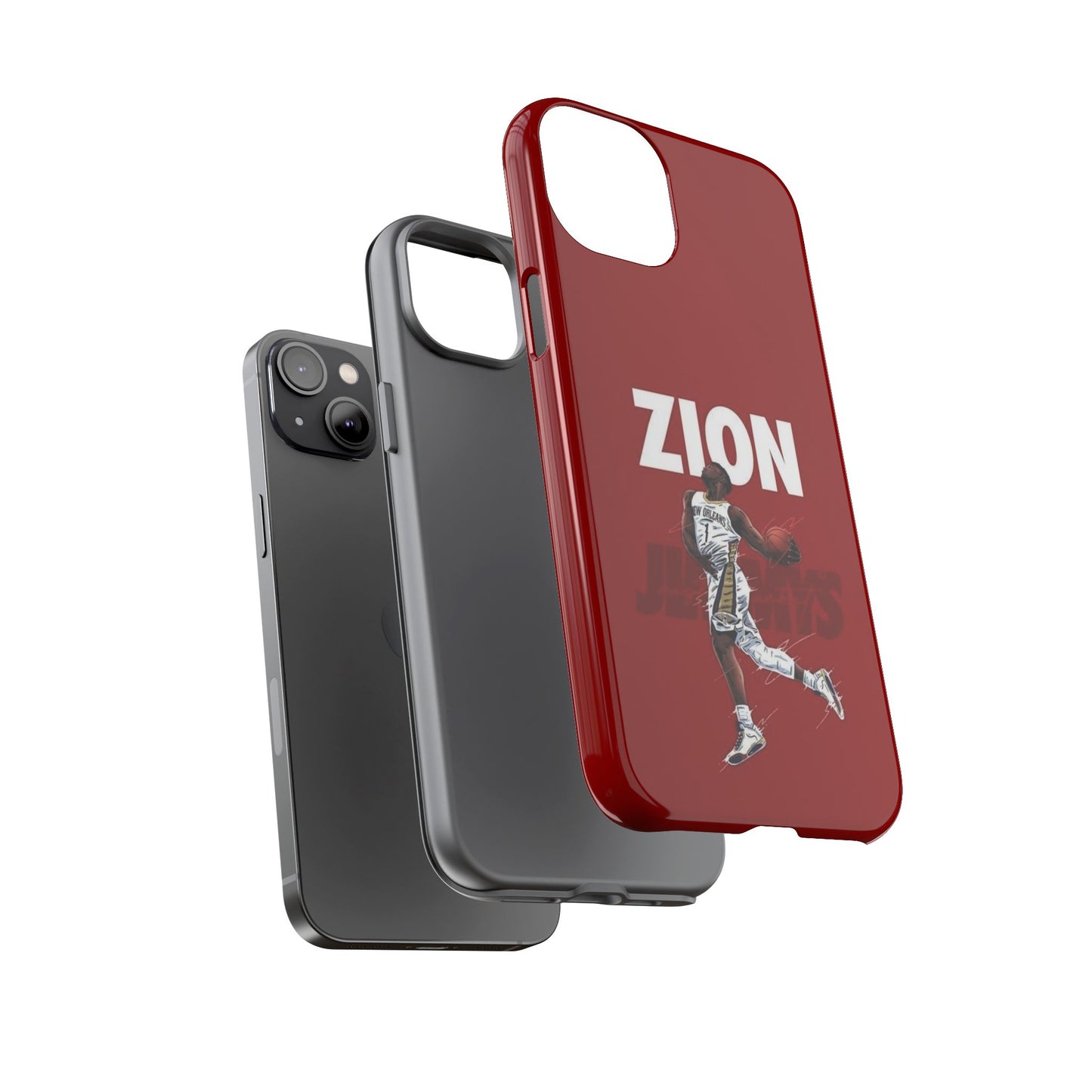 Zion Williamson Power Drive Edition – Rugged Dual-Layer Armor & Slim Fit | Compatible with iPhone 8–16 Pro Max & Samsung S10–S25 Ultra