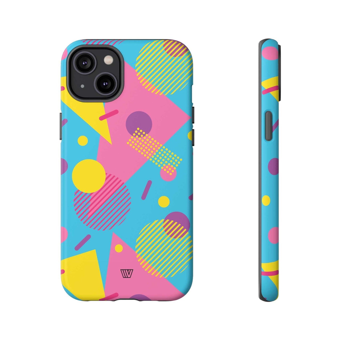 80s / 90s RETRO PATTERN LIGHT BLUE | Tough Phone Case
