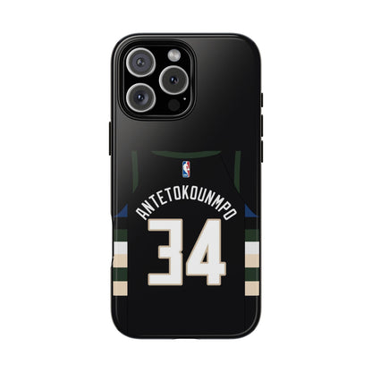 Giannis Antetokounmpo Force Drive Edition – Heavy-Duty ShockGuard Layers, Athletic Slim Fit | iPhone 8–16 Pro Max & Samsung S10–S25 Ultra Supported