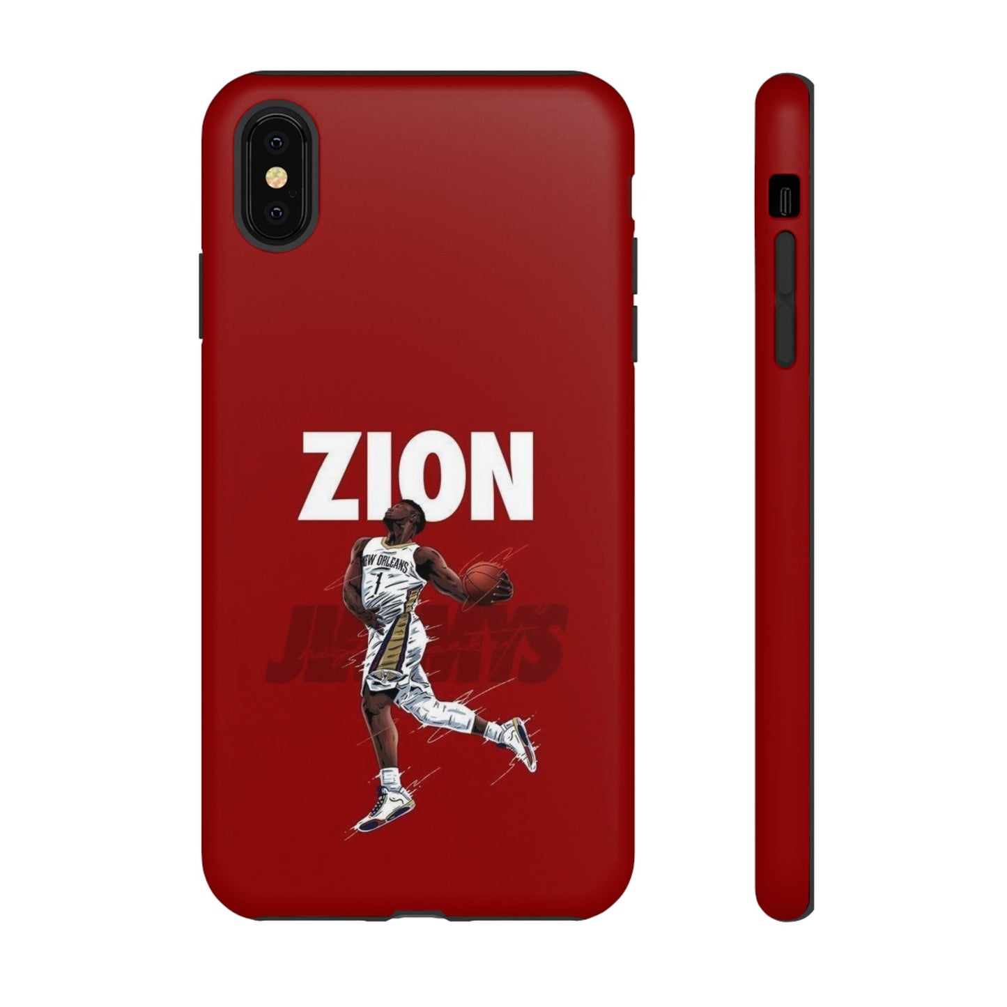 Zion Williamson Power Drive Edition – Rugged Dual-Layer Armor & Slim Fit | Compatible with iPhone 8–16 Pro Max & Samsung S10–S25 Ultra