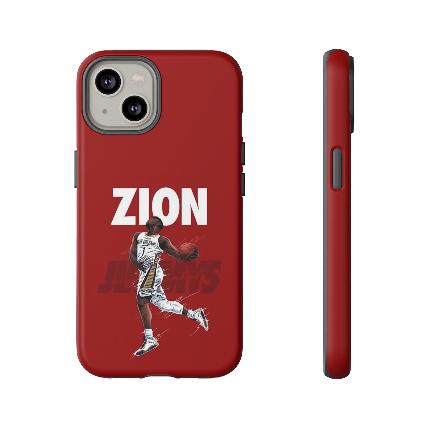 Zion Williamson Power Drive Edition – Rugged Dual-Layer Armor & Slim Fit | Compatible with iPhone 8–16 Pro Max & Samsung S10–S25 Ultra