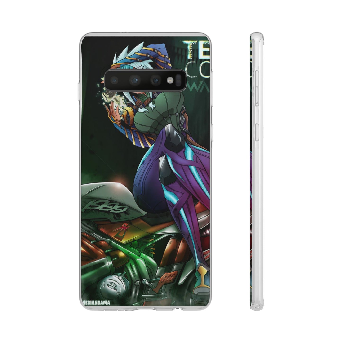 Anime-Inspired Phone Case - Flexi Cases, Custom Phone Cover, Gift for Her, Birthday Present, Unique Cell Phone Accessories