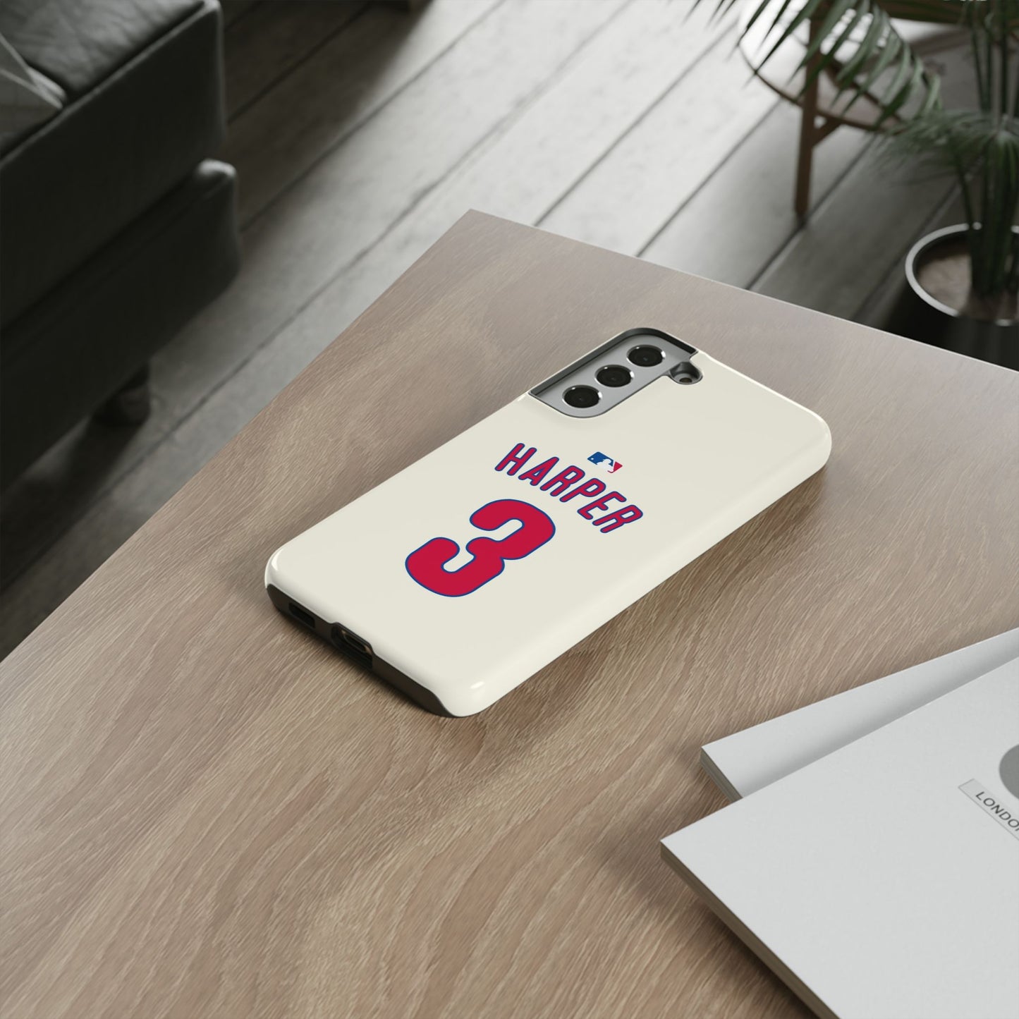Bryce Harper PowerGrip – Dual-Layer Defense & Slim Fit | Compatible with iPhone 8 to 16 Pro Max & Samsung Galaxy S10 to S25 Ultra