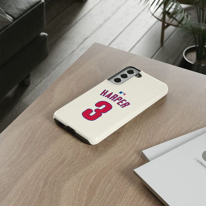 Bryce Harper PowerGrip – Dual-Layer Defense & Slim Fit | Compatible with iPhone 8 to 16 Pro Max & Samsung Galaxy S10 to S25 Ultra