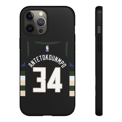 Giannis Antetokounmpo Force Drive Edition – Heavy-Duty ShockGuard Layers, Athletic Slim Fit | iPhone 8–16 Pro Max & Samsung S10–S25 Ultra Supported