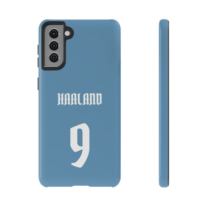 Erling Haaland PowerStrike – Rugged Dual-Layer Protection & Slim Profile | Compatible with iPhone 8 to 16 Pro Max & Samsung Galaxy S10 to S25 Ultra