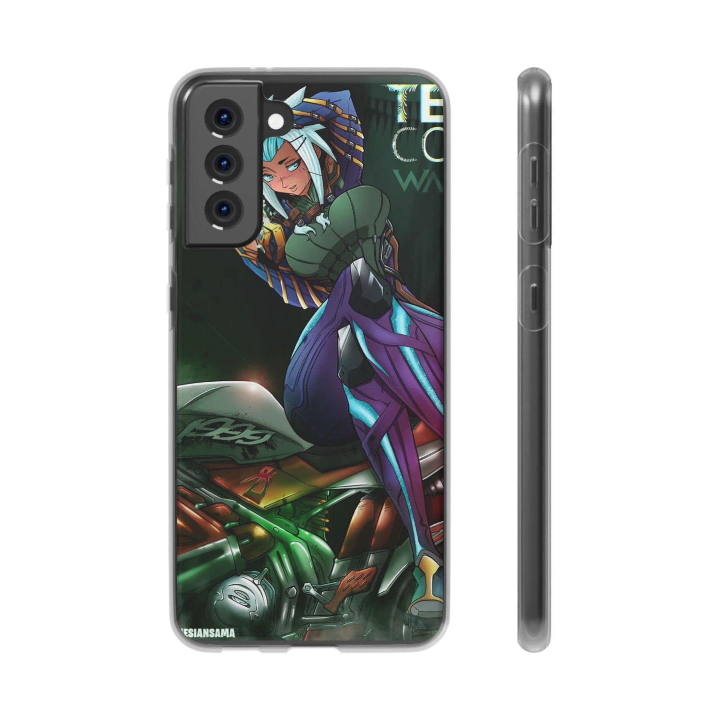 Anime-Inspired Phone Case - Flexi Cases, Custom Phone Cover, Gift for Her, Birthday Present, Unique Cell Phone Accessories
