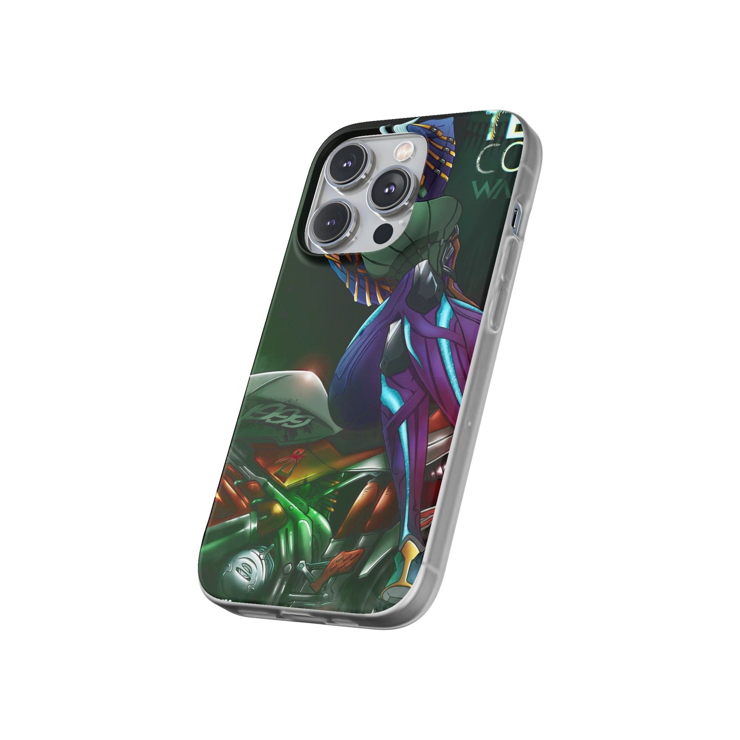 Anime-Inspired Phone Case - Flexi Cases, Custom Phone Cover, Gift for Her, Birthday Present, Unique Cell Phone Accessories