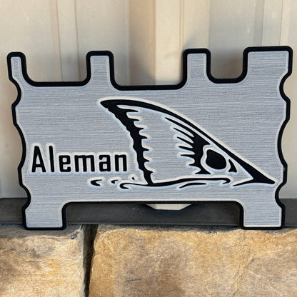 "Red Fish Tail" - Custom Speaker Shell for Turtlebox or Ecoxgear Defender