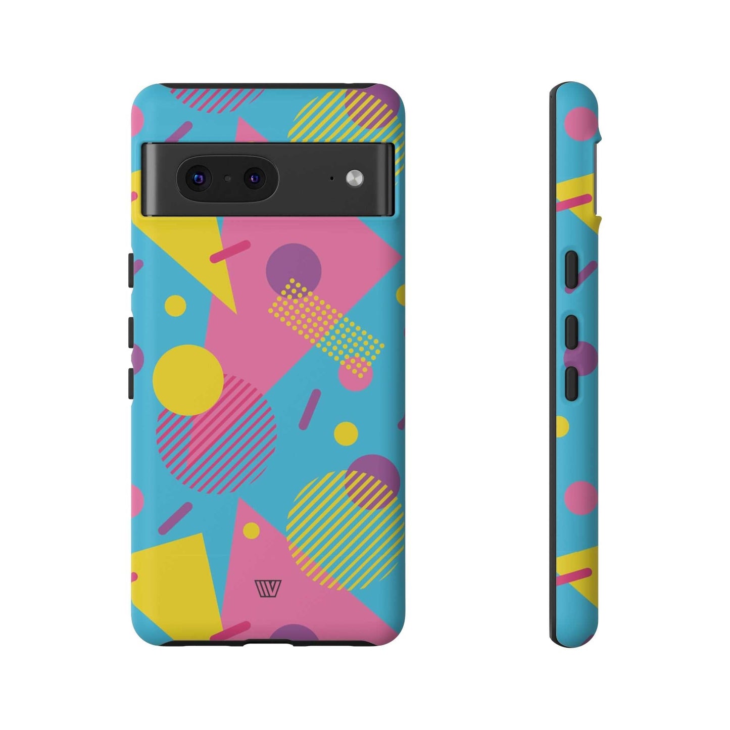 80s / 90s RETRO PATTERN LIGHT BLUE | Tough Phone Case