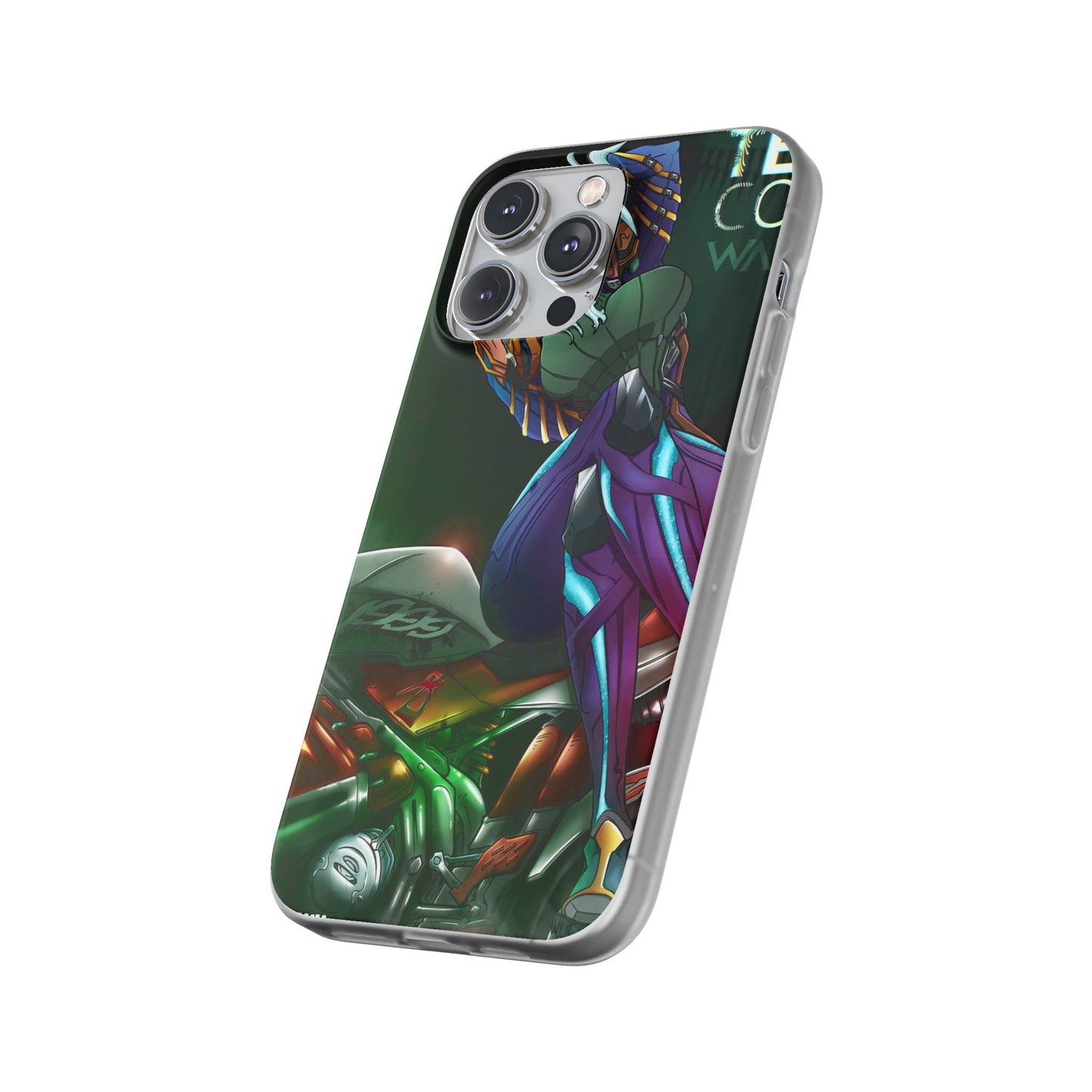 Anime-Inspired Phone Case - Flexi Cases, Custom Phone Cover, Gift for Her, Birthday Present, Unique Cell Phone Accessories