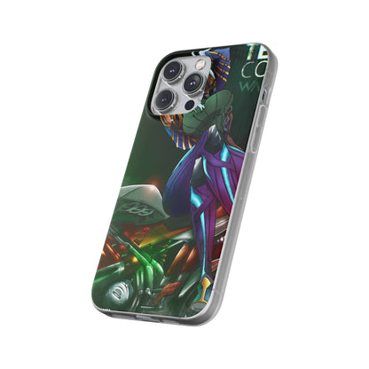 Anime-Inspired Phone Case - Flexi Cases, Custom Phone Cover, Gift for Her, Birthday Present, Unique Cell Phone Accessories