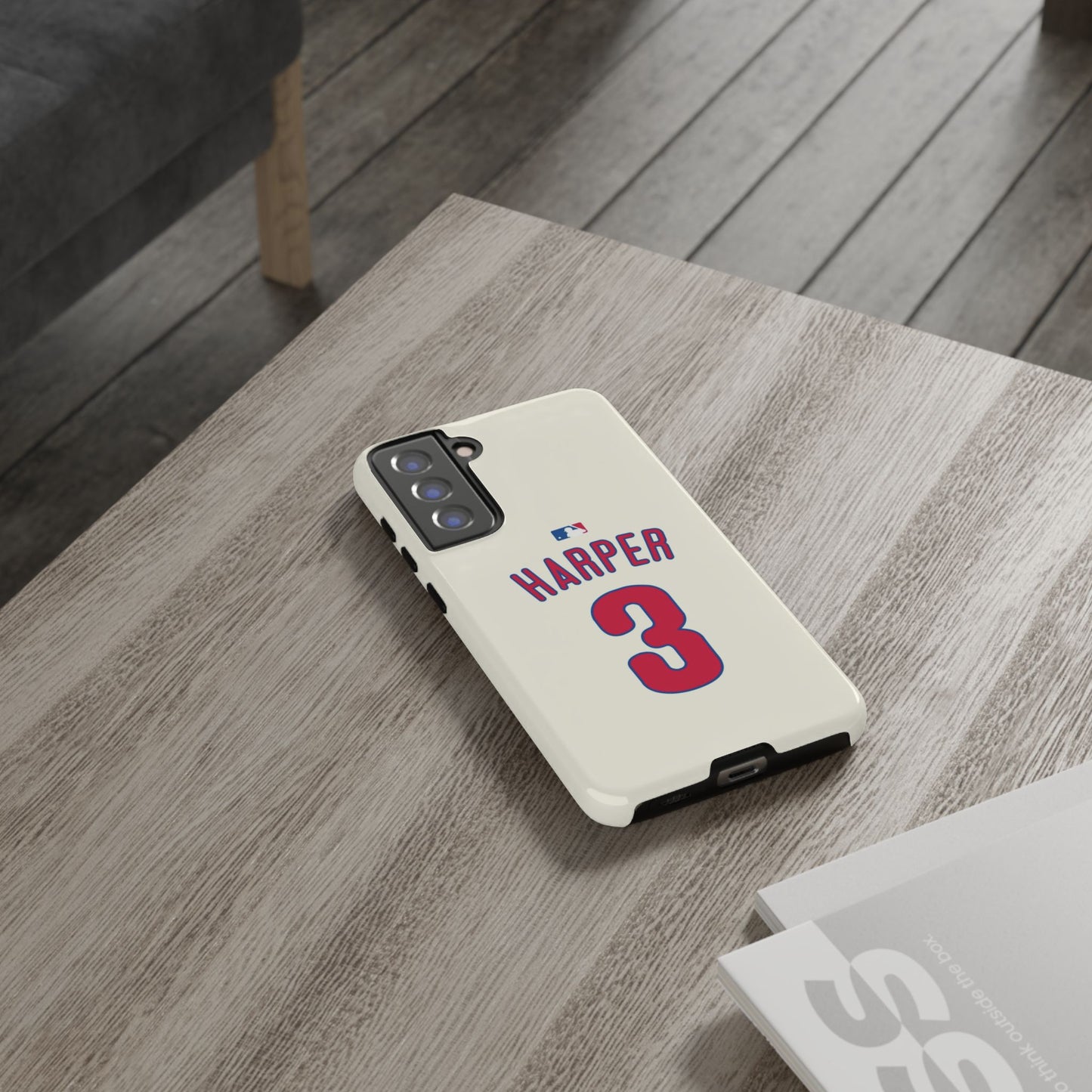 Bryce Harper PowerGrip – Dual-Layer Defense & Slim Fit | Compatible with iPhone 8 to 16 Pro Max & Samsung Galaxy S10 to S25 Ultra