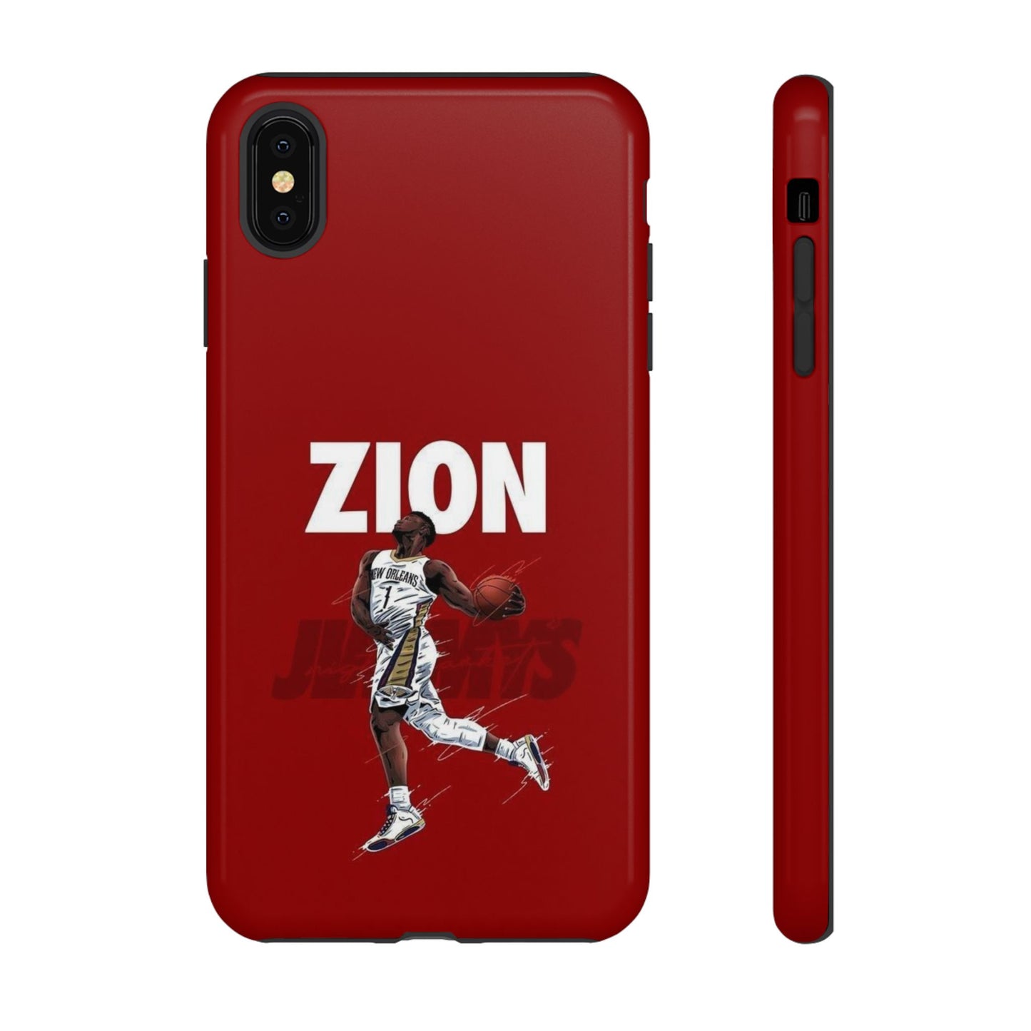 Zion Williamson Power Drive Edition – Rugged Dual-Layer Armor & Slim Fit | Compatible with iPhone 8–16 Pro Max & Samsung S10–S25 Ultra