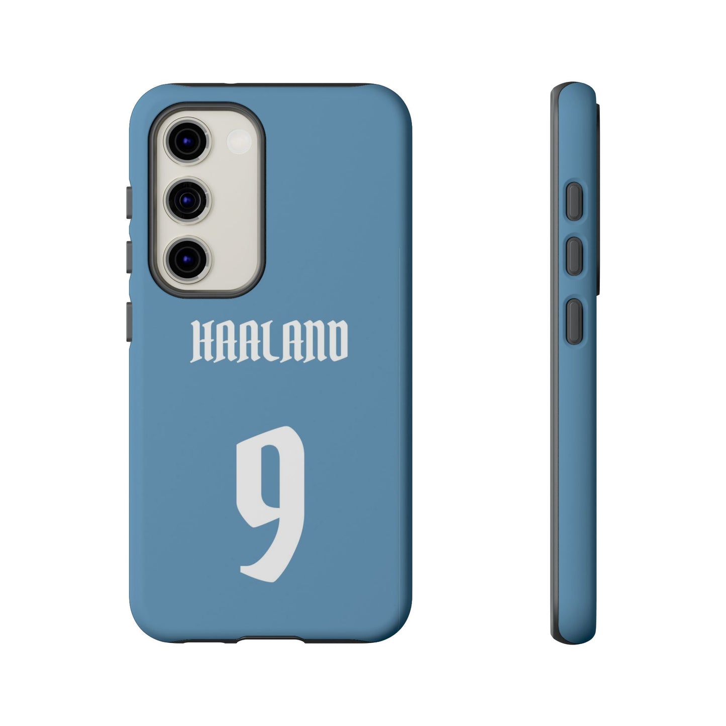 Erling Haaland PowerStrike – Rugged Dual-Layer Protection & Slim Profile | Compatible with iPhone 8 to 16 Pro Max & Samsung Galaxy S10 to S25 Ultra