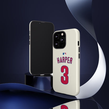 Bryce Harper PowerGrip – Dual-Layer Defense & Slim Fit | Compatible with iPhone 8 to 16 Pro Max & Samsung Galaxy S10 to S25 Ultra