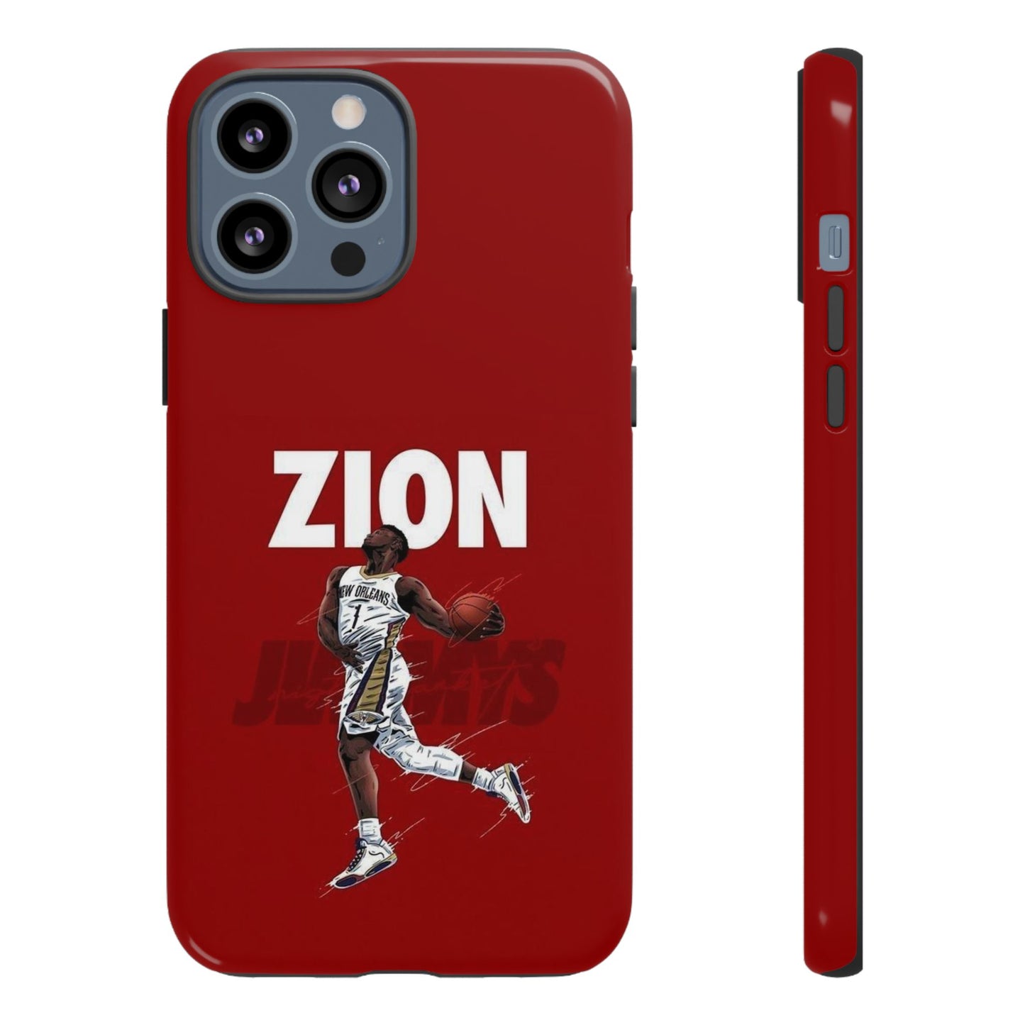 Zion Williamson Power Drive Edition – Rugged Dual-Layer Armor & Slim Fit | Compatible with iPhone 8–16 Pro Max & Samsung S10–S25 Ultra
