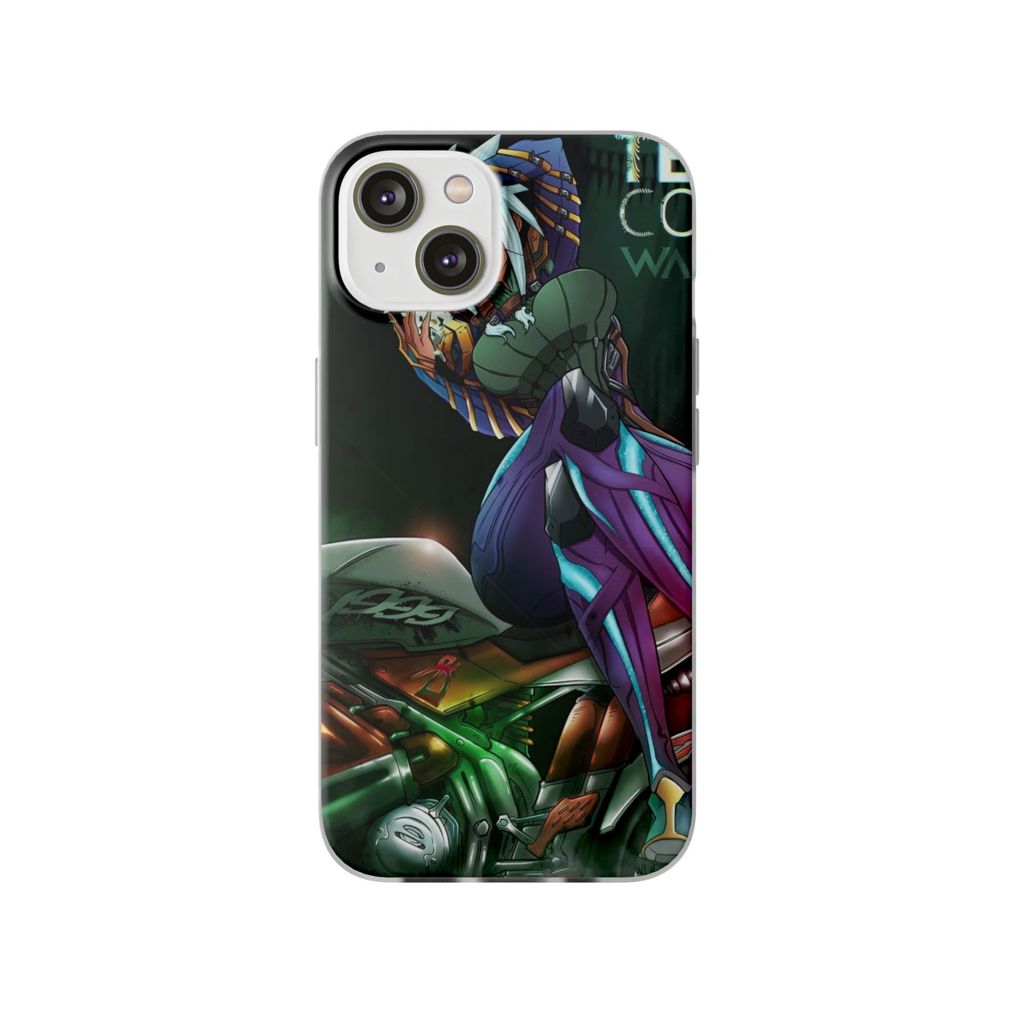 Anime-Inspired Phone Case - Flexi Cases, Custom Phone Cover, Gift for Her, Birthday Present, Unique Cell Phone Accessories