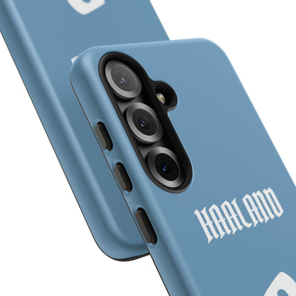 Erling Haaland PowerStrike – Rugged Dual-Layer Protection & Slim Profile | Compatible with iPhone 8 to 16 Pro Max & Samsung Galaxy S10 to S25 Ultra