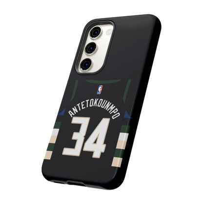 Giannis Antetokounmpo Force Drive Edition – Heavy-Duty ShockGuard Layers, Athletic Slim Fit | iPhone 8–16 Pro Max & Samsung S10–S25 Ultra Supported