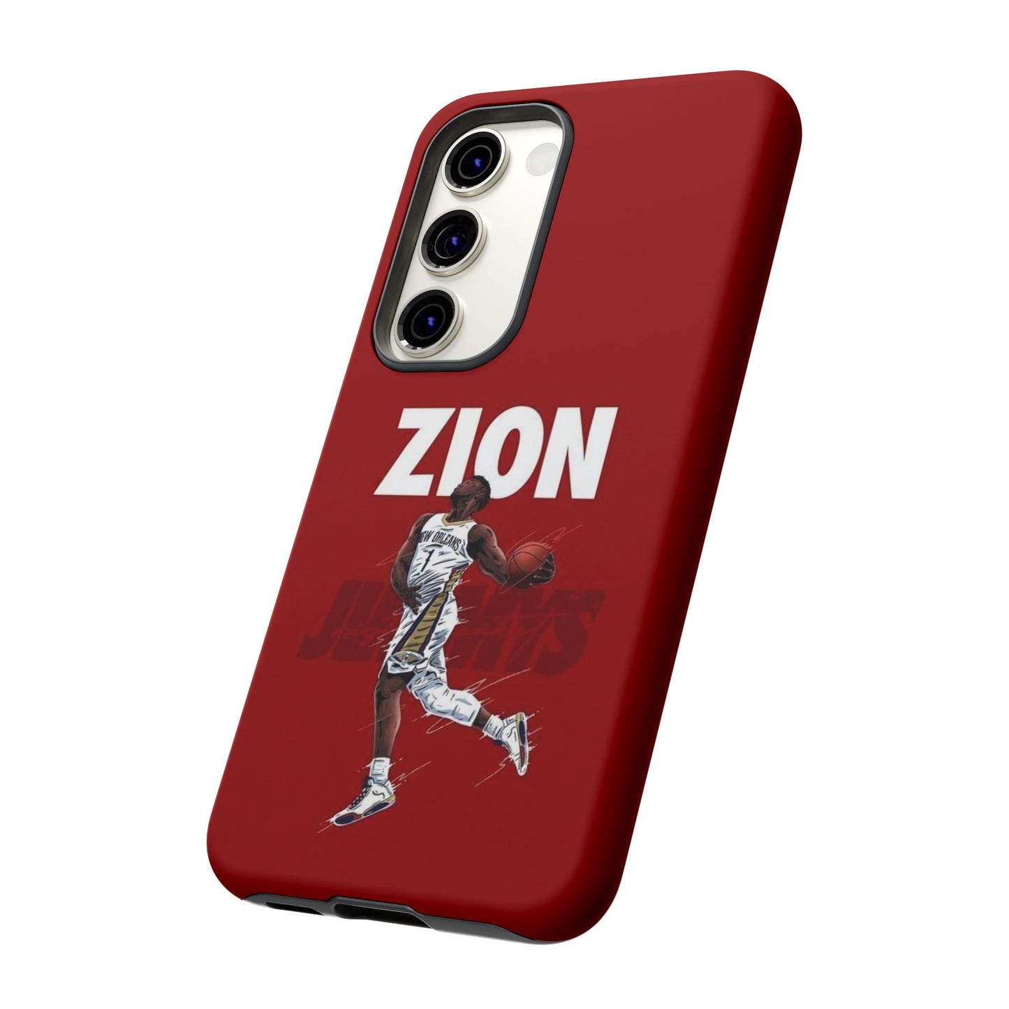 Zion Williamson Power Drive Edition – Rugged Dual-Layer Armor & Slim Fit | Compatible with iPhone 8–16 Pro Max & Samsung S10–S25 Ultra