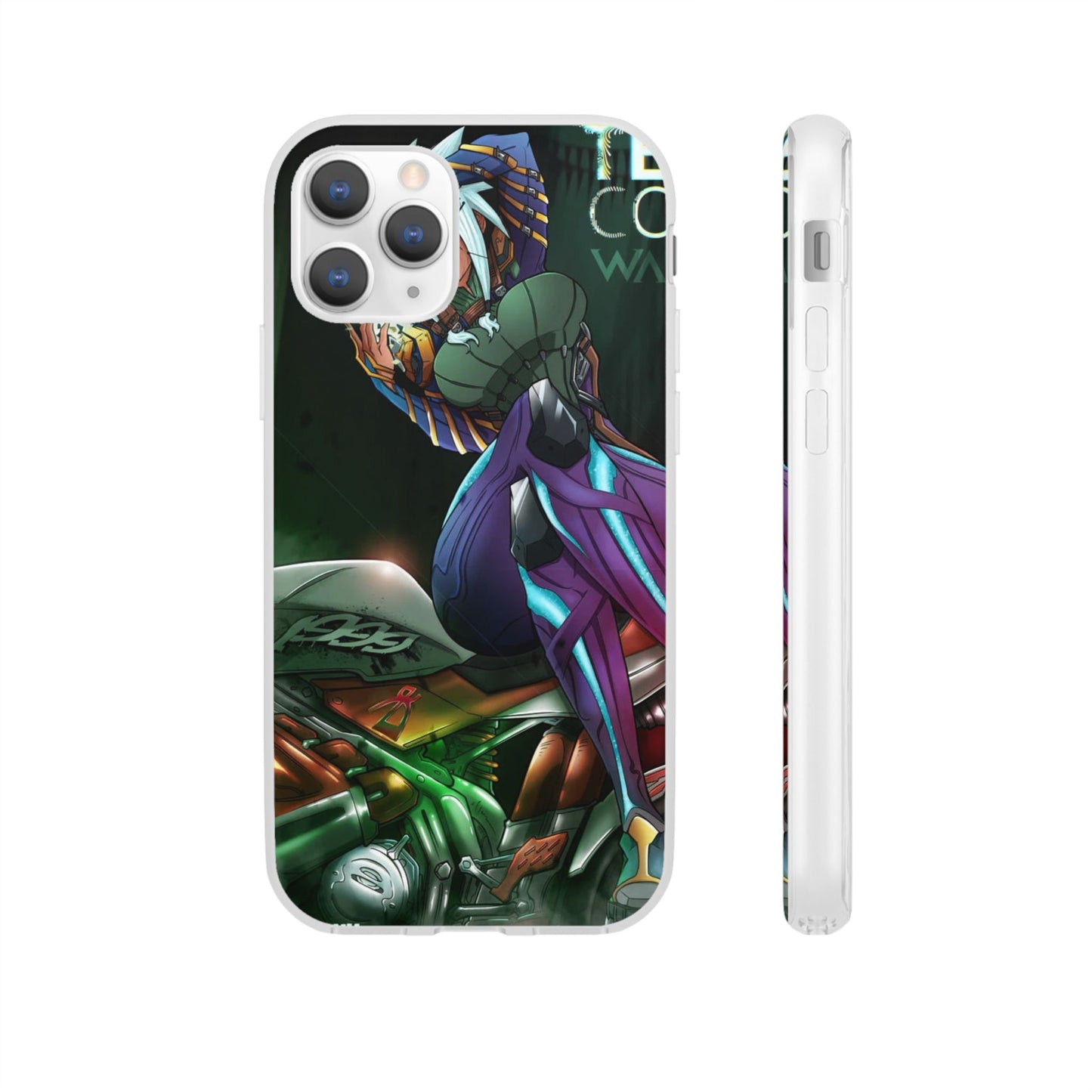 Anime-Inspired Phone Case - Flexi Cases, Custom Phone Cover, Gift for Her, Birthday Present, Unique Cell Phone Accessories