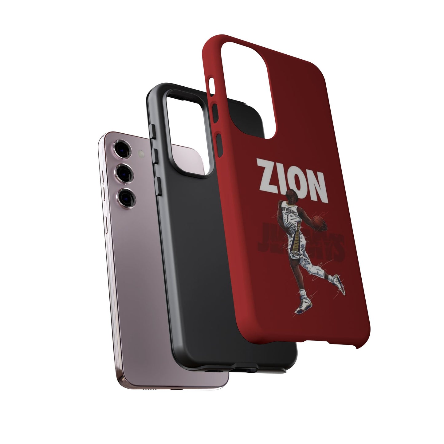 Zion Williamson Power Drive Edition – Rugged Dual-Layer Armor & Slim Fit | Compatible with iPhone 8–16 Pro Max & Samsung S10–S25 Ultra