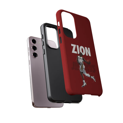 Zion Williamson Power Drive Edition – Rugged Dual-Layer Armor & Slim Fit | Compatible with iPhone 8–16 Pro Max & Samsung S10–S25 Ultra