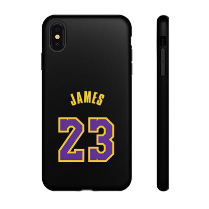 LeBron James King’s Guard Edition – MaxProtect Hybrid Shell, Athletic Profile | iPhone 8–16 Pro Max & Samsung S10–S25 Ultra Compatible