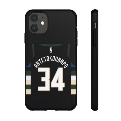 Giannis Antetokounmpo Force Drive Edition – Heavy-Duty ShockGuard Layers, Athletic Slim Fit | iPhone 8–16 Pro Max & Samsung S10–S25 Ultra Supported